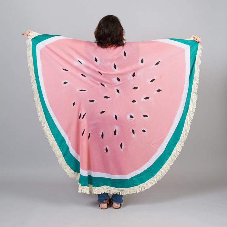 quirky crate watermelon beach blanket