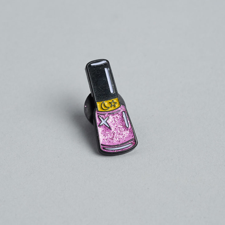 quirky crate nail polish pin