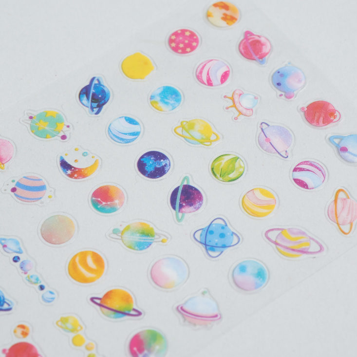 stickii club planets stickers