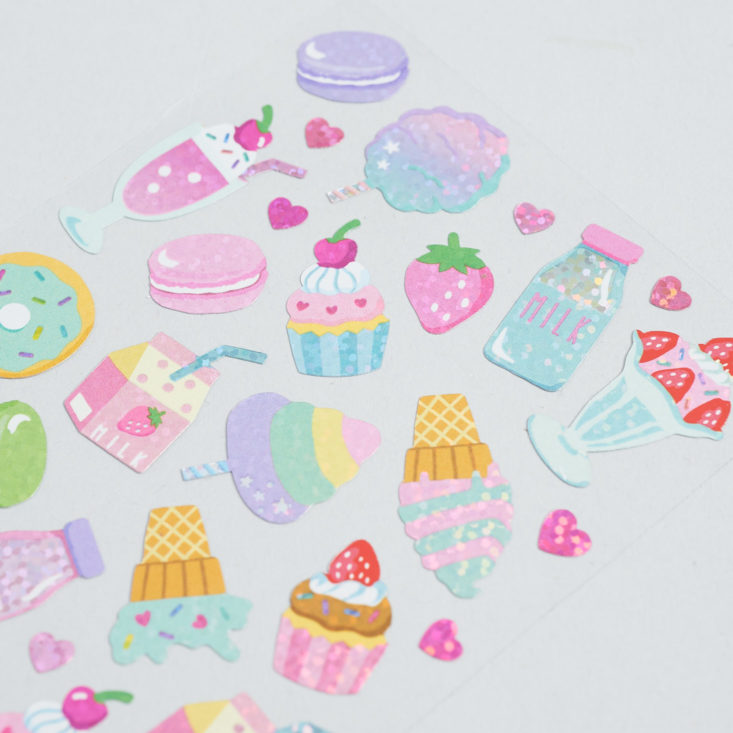 stickii club ice cream stickers