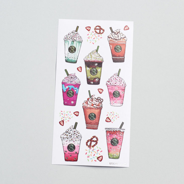 stickii june coffee drink stickers