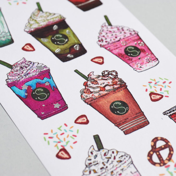 stickii june frappaccino stickers
