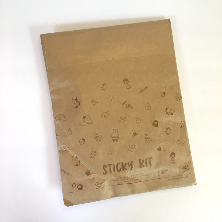 Sticky Kit June 2018 Envelope
