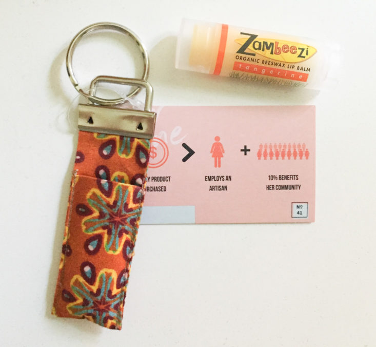 fair trade friday june 2018 keychain 2