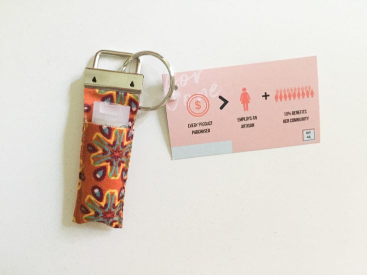 fair trade friday june 2018 keychain