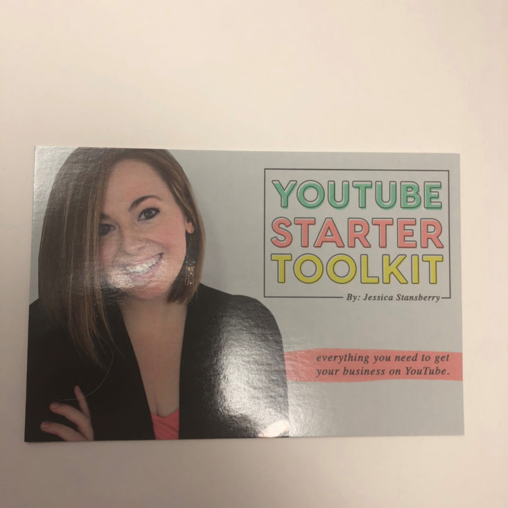YouTube Starter Toolkit by Jessica Stransberry  