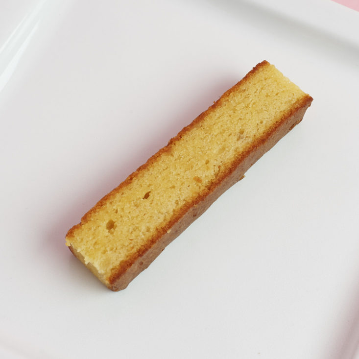 Nakajima Taishodo Lemon Low Carb Cake on plate