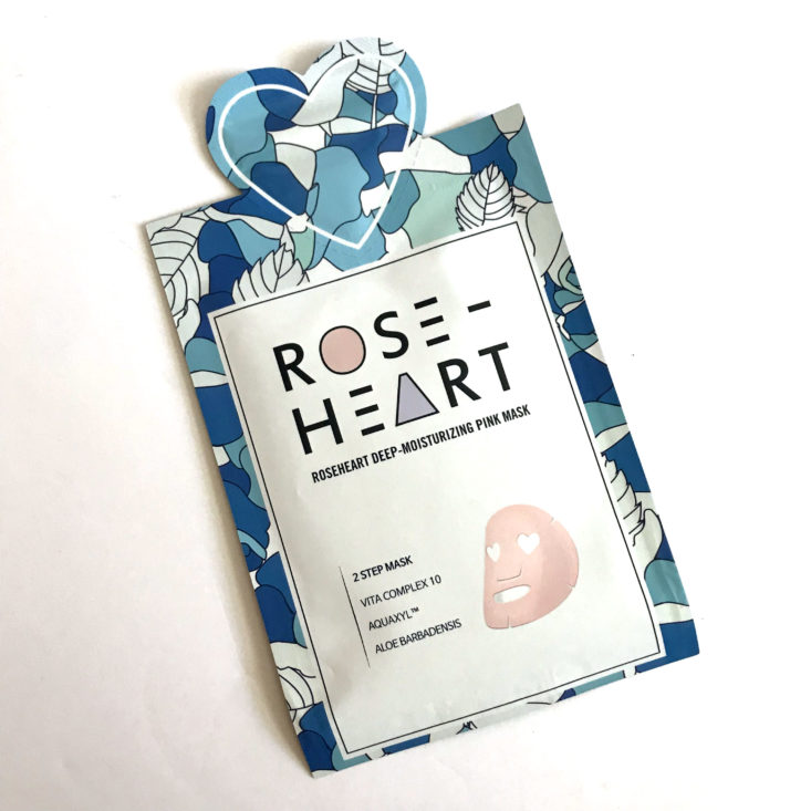 Facetory June 2018 - rose heart pink mask