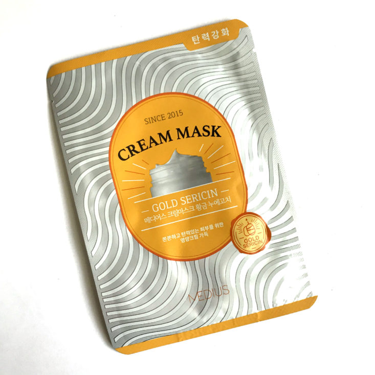 Facetory Seven July 2018 - medius cream mask gold sericin