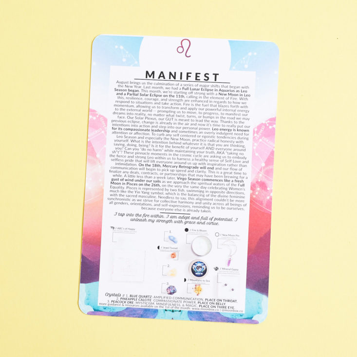 moonbox manifest card