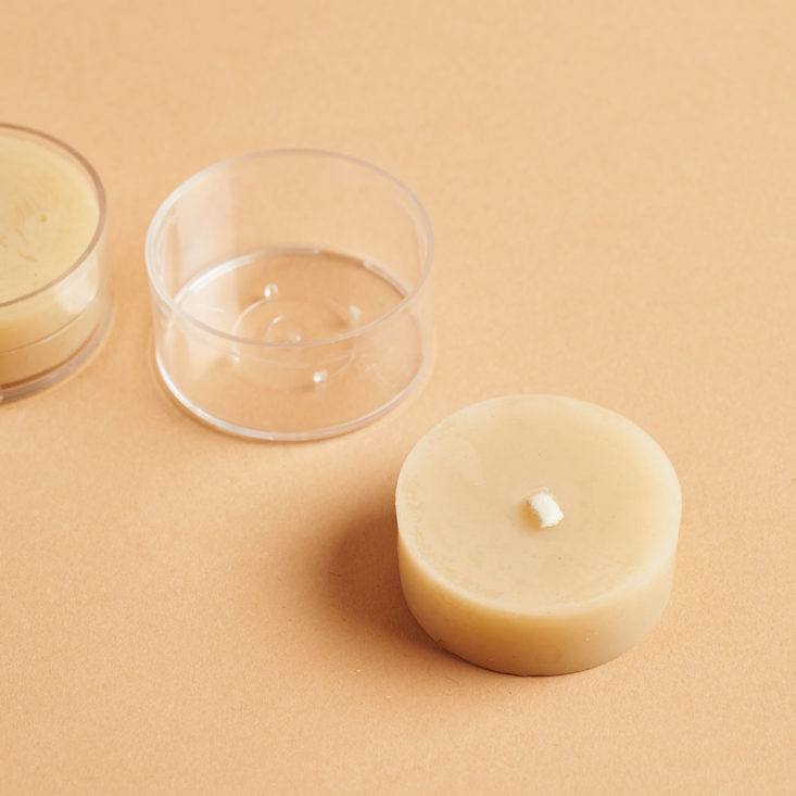 globein tea party ivory candles