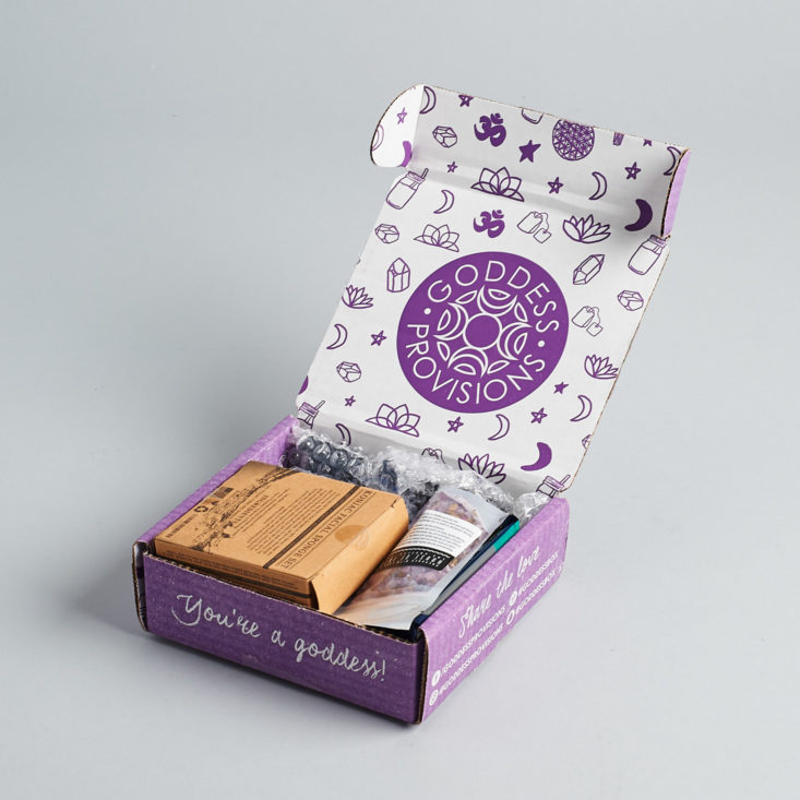 goddess provisions open box