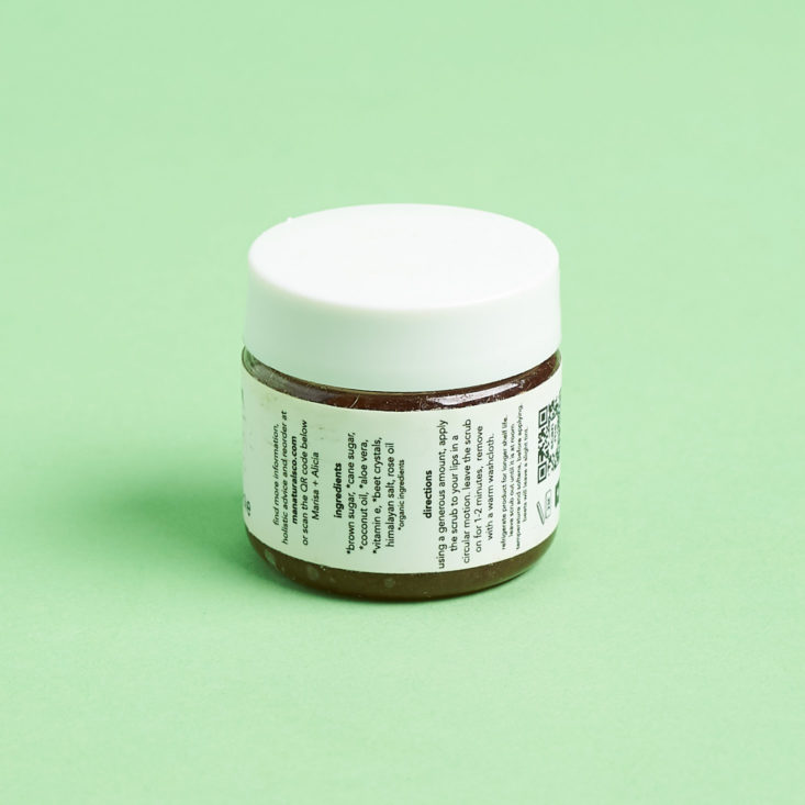 moon box jar of scrub