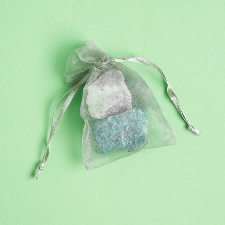 moon box crystals in bag