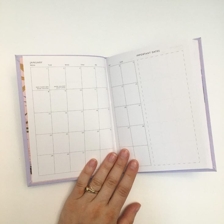 Papergang June 2018 Monthly Planner