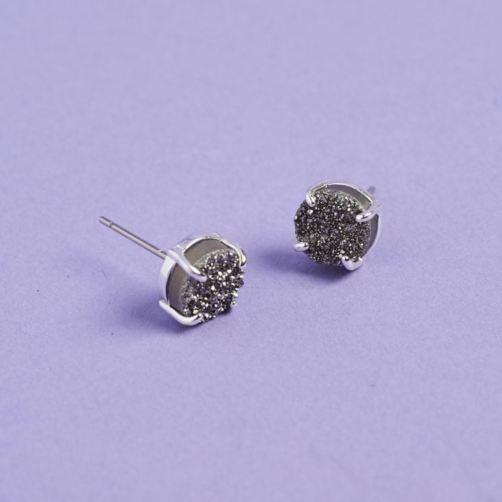 rocksbox druzy stud earrings