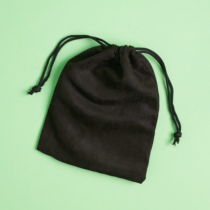 rocksbox velvet bag