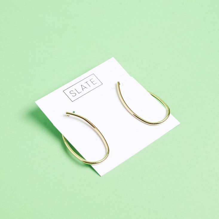 rocksbox silver loop earrings