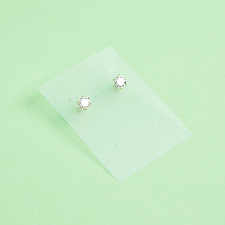 rocksbox crystal stud earrings