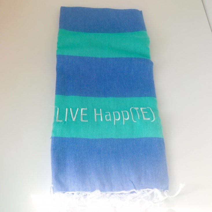 Strong Self(ie) Summer Stripes Towel