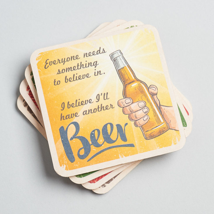 craft beer beer coaster