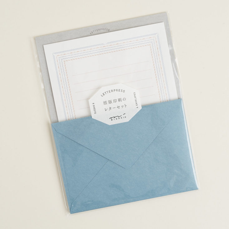 Midori Letterpress Letter Set