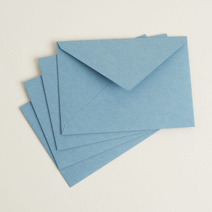 envelopes in Midori Letterpress Letter Set