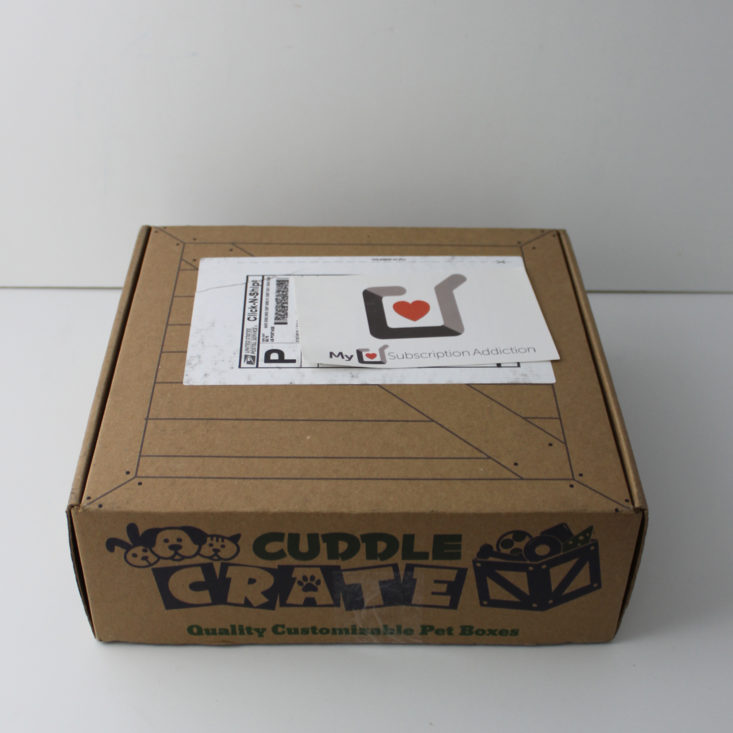closed Cuddle Crate box