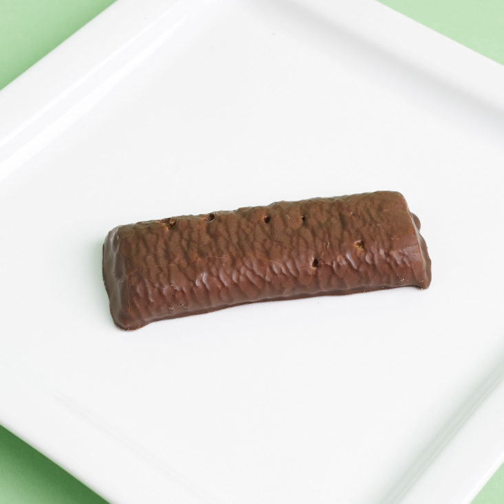Chocolate Peanut PR Bar on plate