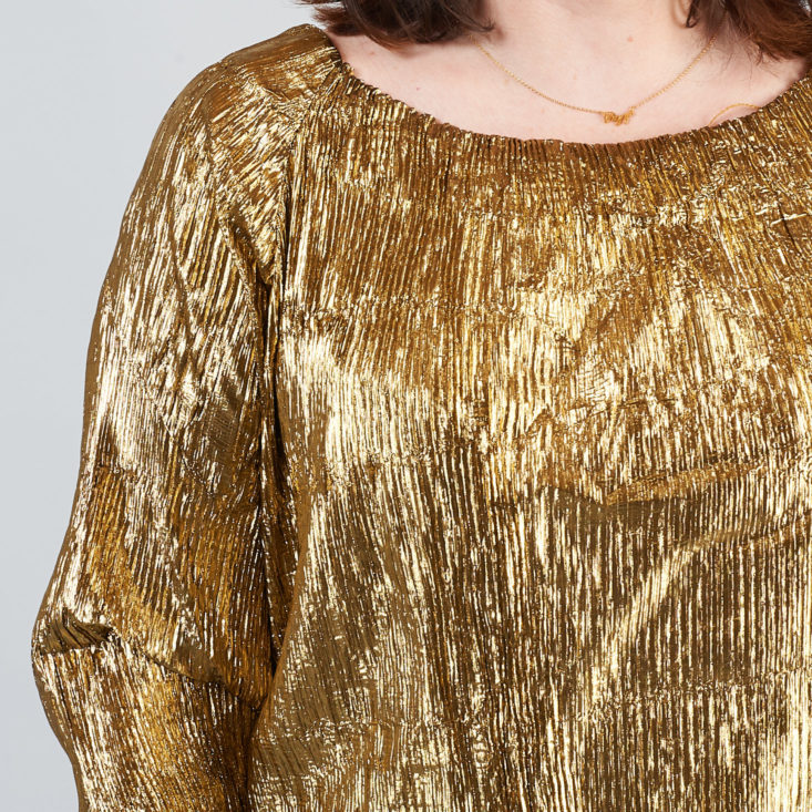 divine trash vintage gold shirt fabric