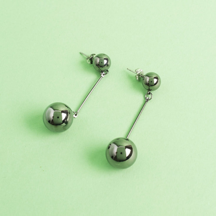 another view of Pendulum Earrings