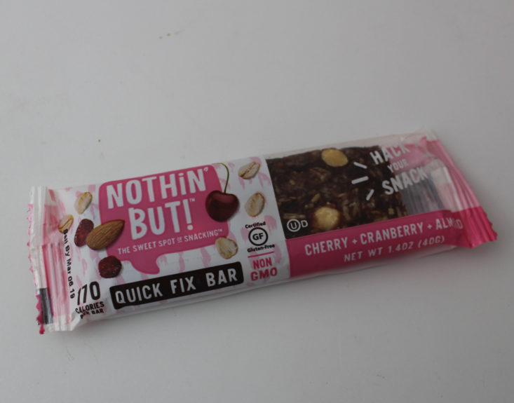 Nothin’ But Quick Fix Bar in Cherry Cranberry Almond (1.4 oz)
