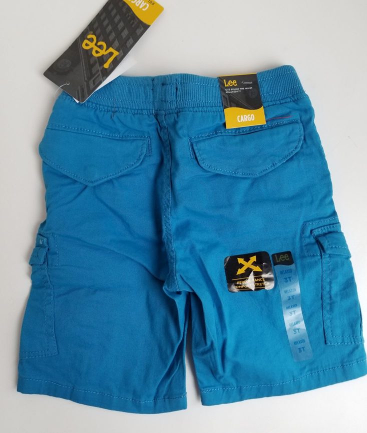 Kidbox July 2018 blue shorts 2