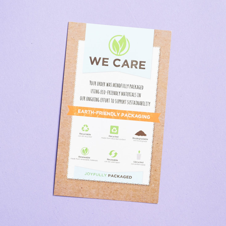 kloverbox packaging info