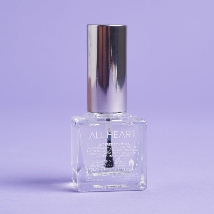kloverbox clear nail polish