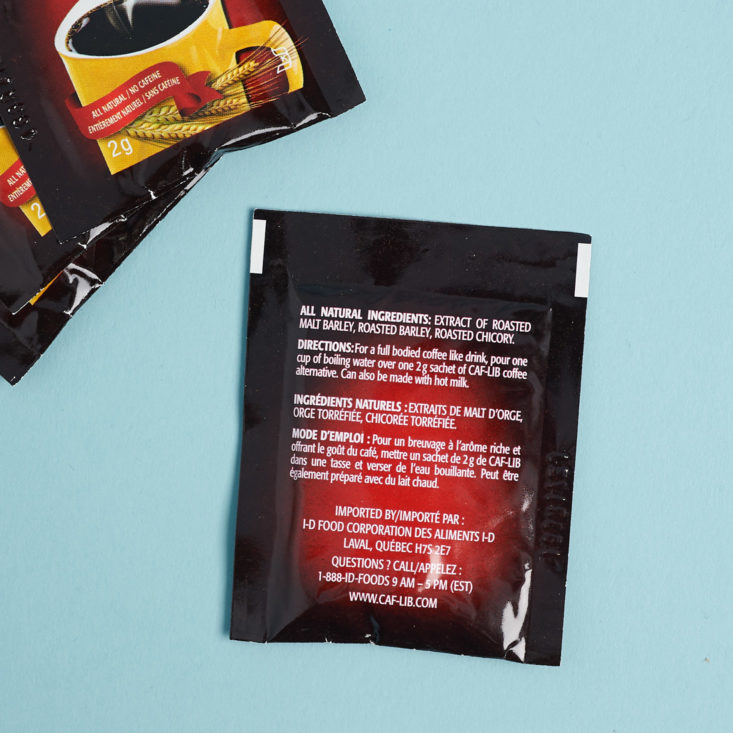 little life box caf lib packet