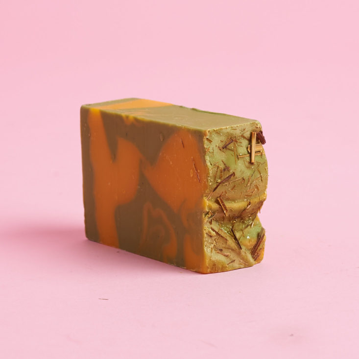 lunarly green and yellow soap