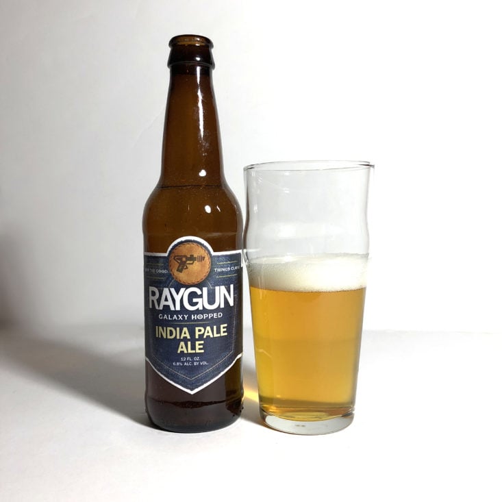 Microbrewed Beer of the Month July 2018 - raygun poured