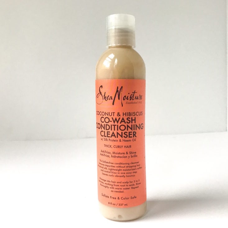 SheaMoisture Coconut & Hibiscus Co-Wash Conditioning Cleanser,