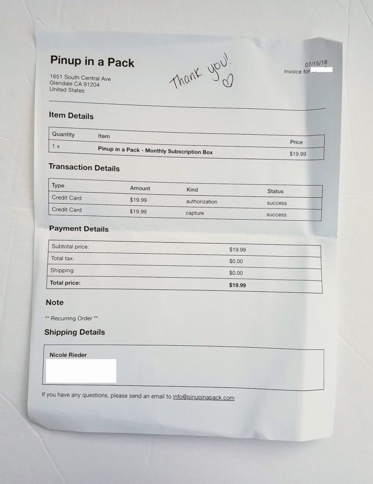 Pinup In A Pack July 2018 0003 invoice