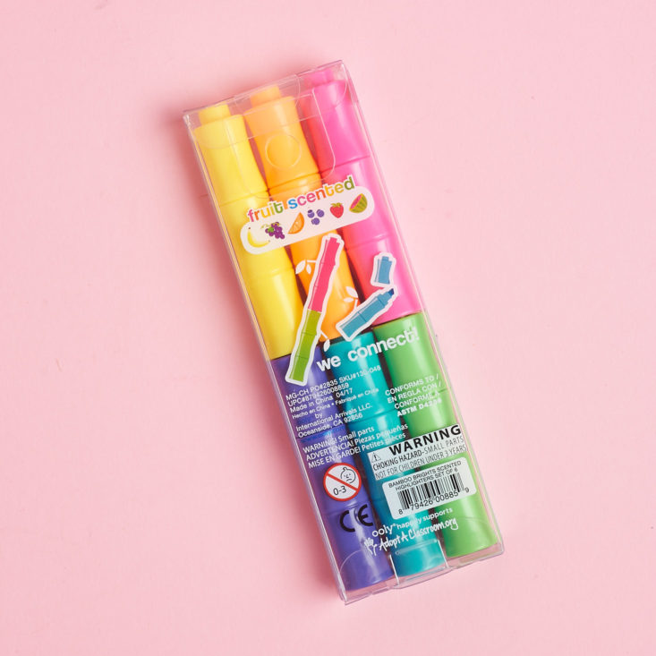 quirky crate rainbow markers