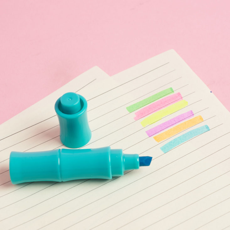 quirky crate highlighter colors