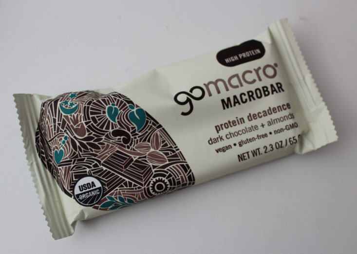 Go Macro Macrobar Protein Decadence Dark Chocolate + Almonds (2.3 oz)