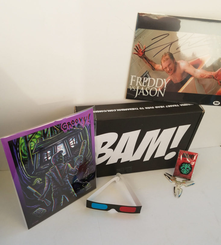 BAM! Horror Subscription Box July 2018 0003 box contents