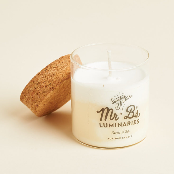 bombay and cedar cork lid candle