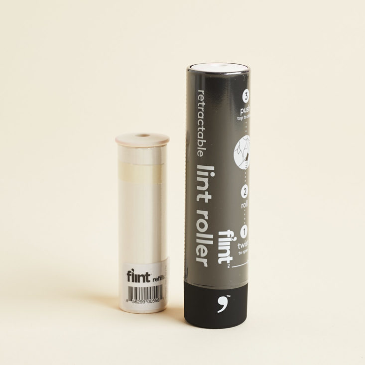 Breo Box Fall September 2018 - Flint Lint Roller _ Refill Front