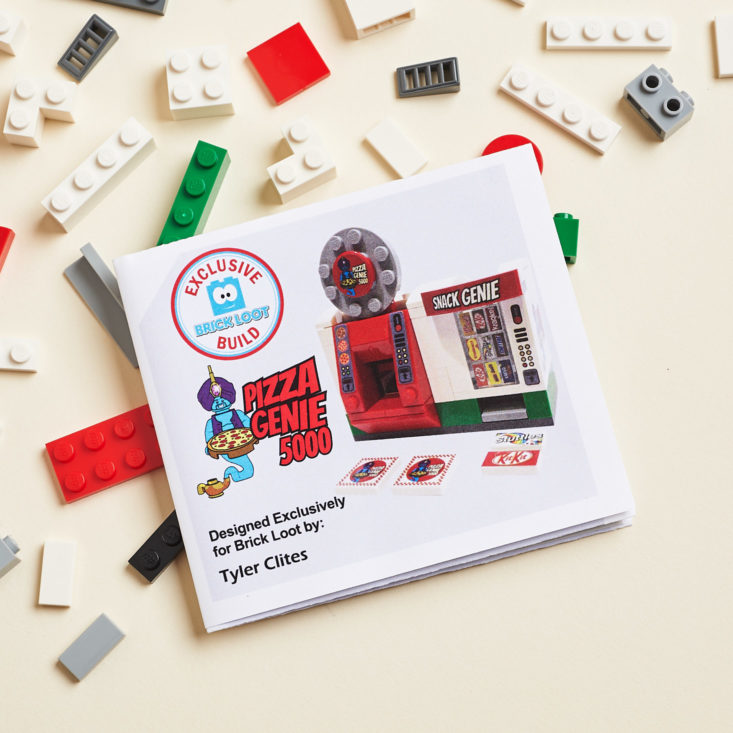 Brick Loot September 2018 - Pizza Genie 5000 Manual with Brick Top