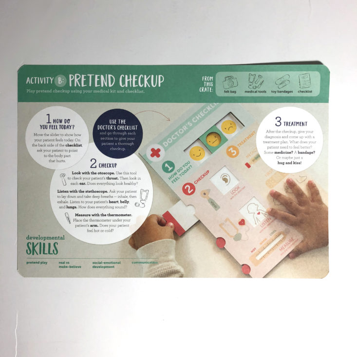 Cricket Crate September 2018 - activity card back