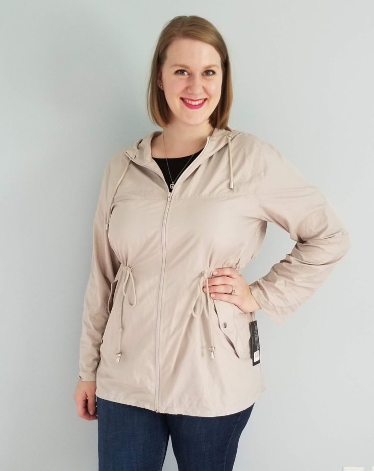 Daily Look August 2018 anorak jacket zipped