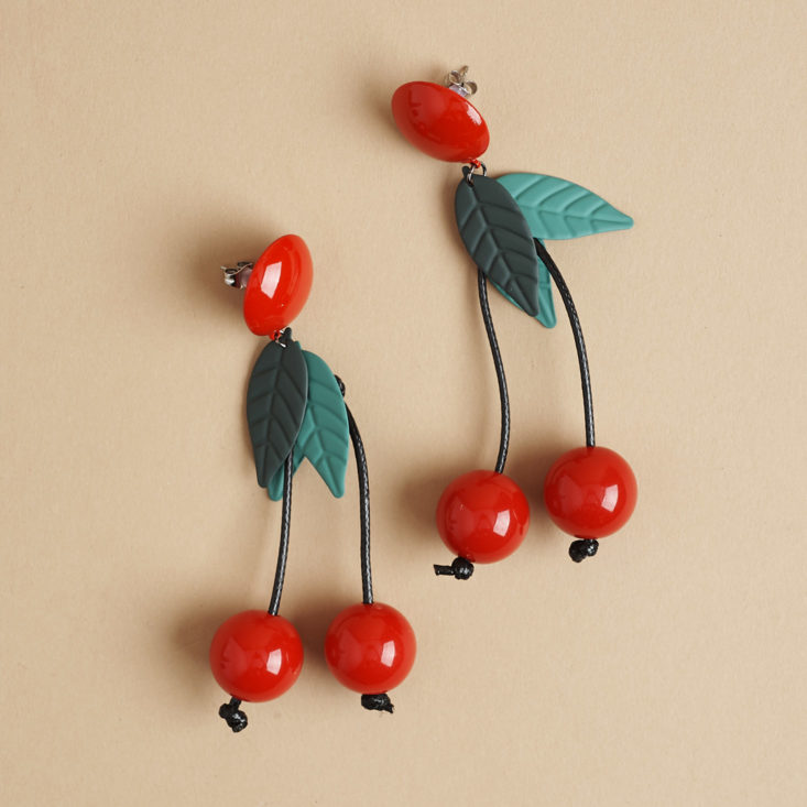 earfleek premier tier red cherry earrings set
